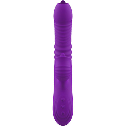 ARMONY - FULLY G SPOT RABBIT VIBRATOR WITH STIMULATING TONGUE VIOLET HEAT EFFECT