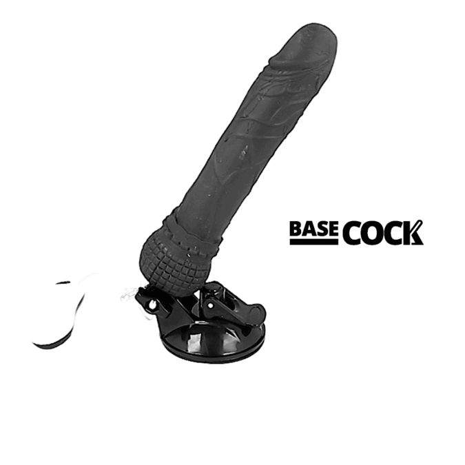 BASECOCK - REALISTIC VIBRATOR REMOTE CONTROL FLESH 19.5 CM -O- 4 CM