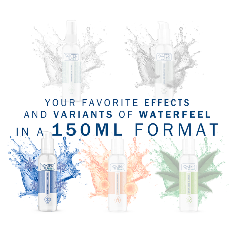 WATERFEEL - LUBRICANTE EFECTO FRÍO 150 ML