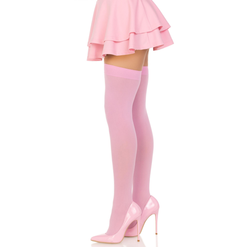 LEG AVENUE - MEDIAS DE NYLON ROSA