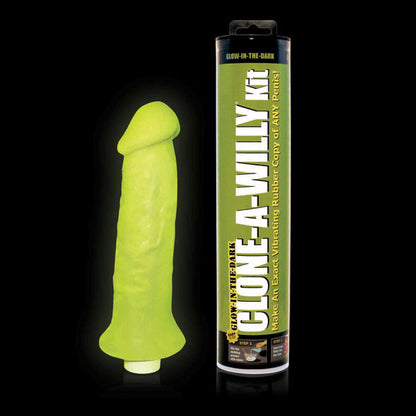 CLONE A WILLY - CLONADOR DE PENE LUMINISCENTE VERDE CON VIBRADOR