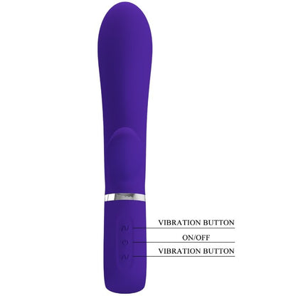 PRETTY LOVE - VIBRADOR MULTIFUNCIÓN PUNTO G THOMAS MORADO