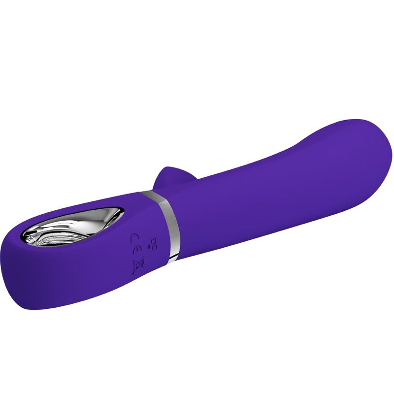 PRETTY LOVE - VIBRADOR MULTIFUNCIÓN PUNTO G THOMAS MORADO