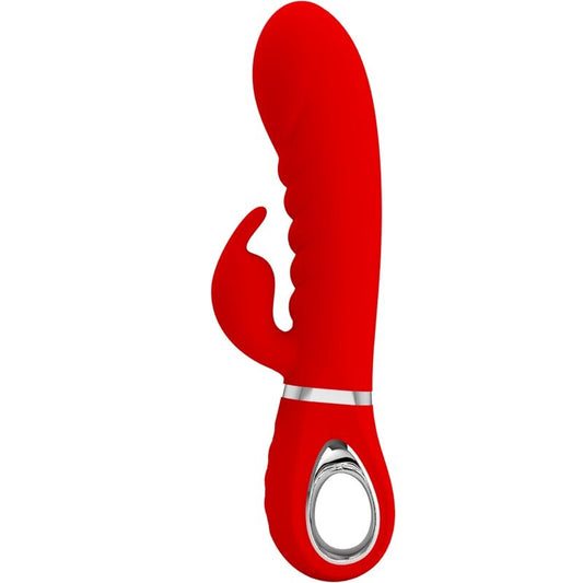 PRETTY LOVE - VIBRADOR MULTIFUNCIÓN PUNTO G PRESCOTT ROJO