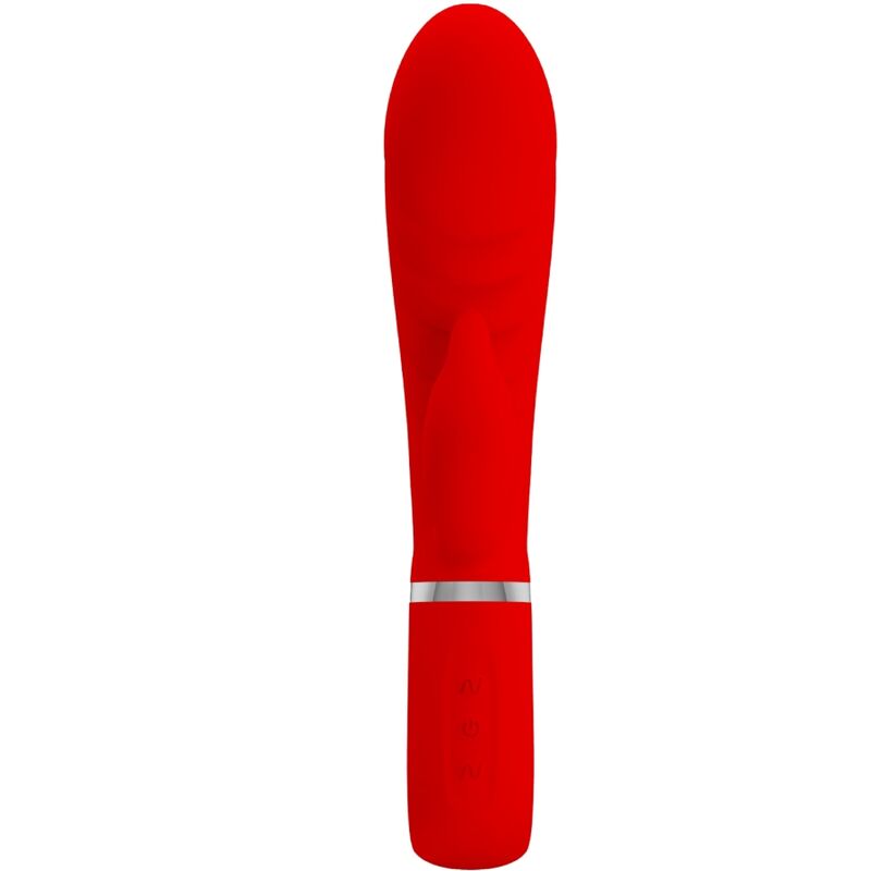 PRETTY LOVE - VIBRADOR MULTIFUNCIÓN PUNTO G PRESCOTT ROJO