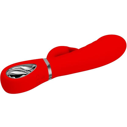 PRETTY LOVE - VIBRADOR MULTIFUNCIÓN PUNTO G PRESCOTT ROJO