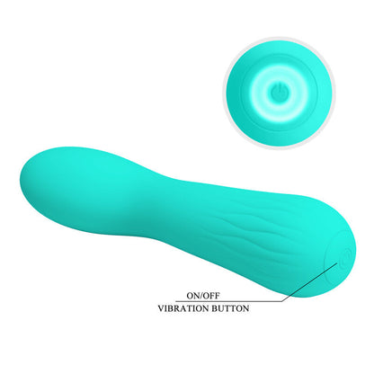 PRETTY LOVE - FAUN VIBRADOR RECARGABLE VERDE AGUA