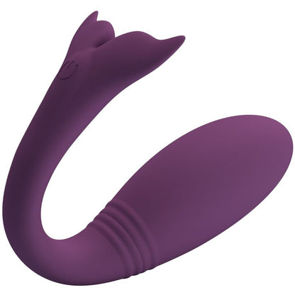 PRETTY LOVE - VIBRADOR JAYLEEN CON CONTROL REMOTO Y APLICACIÓN PÚRPURA