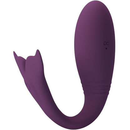 PRETTY LOVE - VIBRADOR JAYLEEN CON CONTROL REMOTO Y APLICACIÓN PÚRPURA