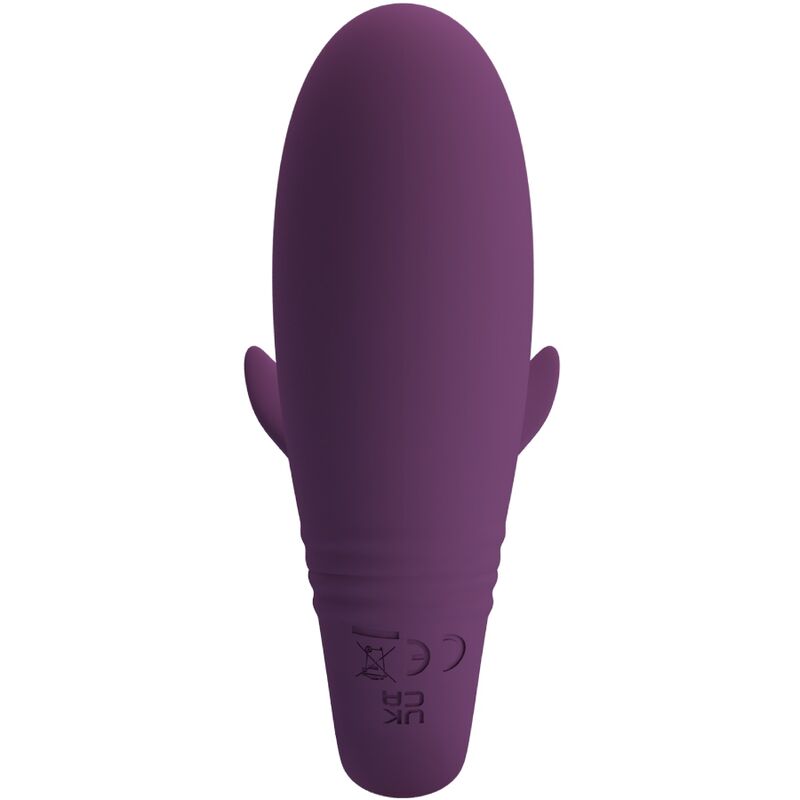 PRETTY LOVE - VIBRADOR JAYLEEN CON CONTROL REMOTO Y APLICACIÓN PÚRPURA