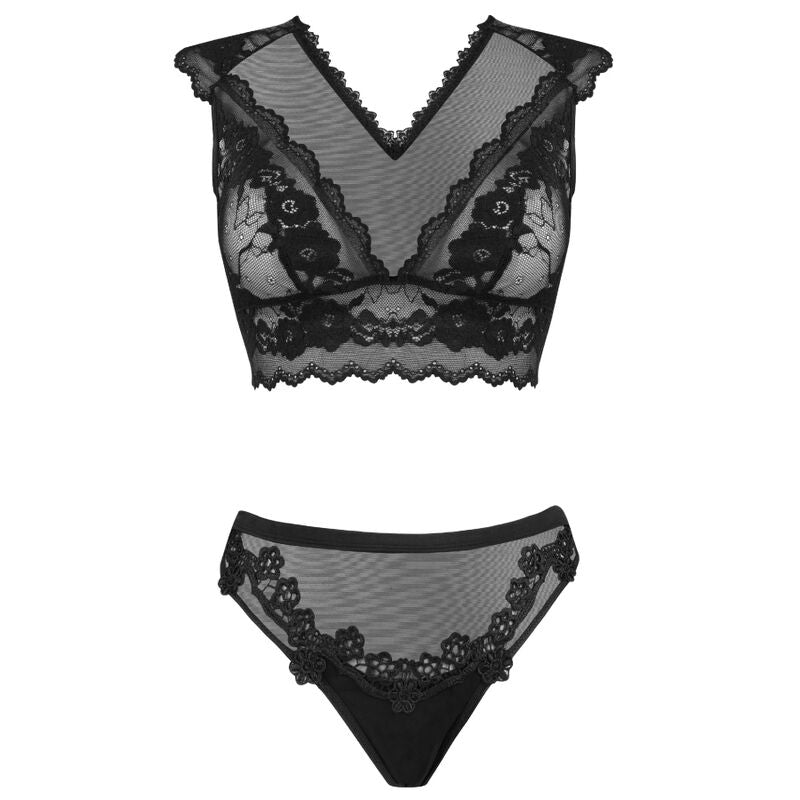 LIVCO CORSETTI FASHION - TIMOSAN LC 90631 BRA + PANTY BLACK