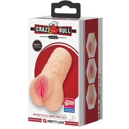 CRAZY BULL - MASTURBADOR CON FORMA DE VAGINA ESCARLATA