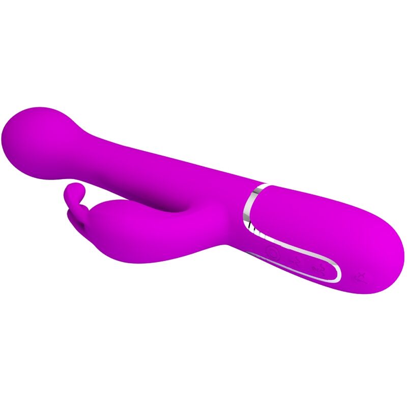 PRETTY LOVE - VIBRADOR CONEJO DEJON 3 EN 1 MULTIFUNCIÓN VIOLETA