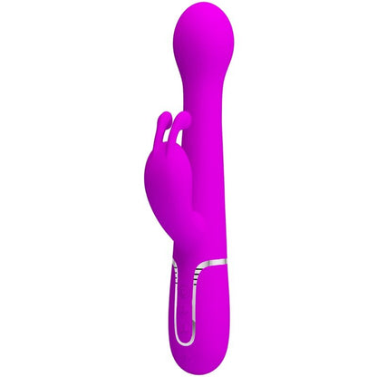 PRETTY LOVE - VIBRADOR CONEJO DEJON 3 EN 1 MULTIFUNCIÓN VIOLETA