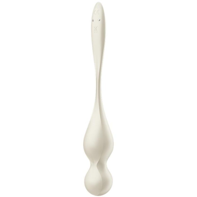 SATISFYER - BOLAS KEGEL VIBRATORIAS LOVE BIRDS BLANCAS