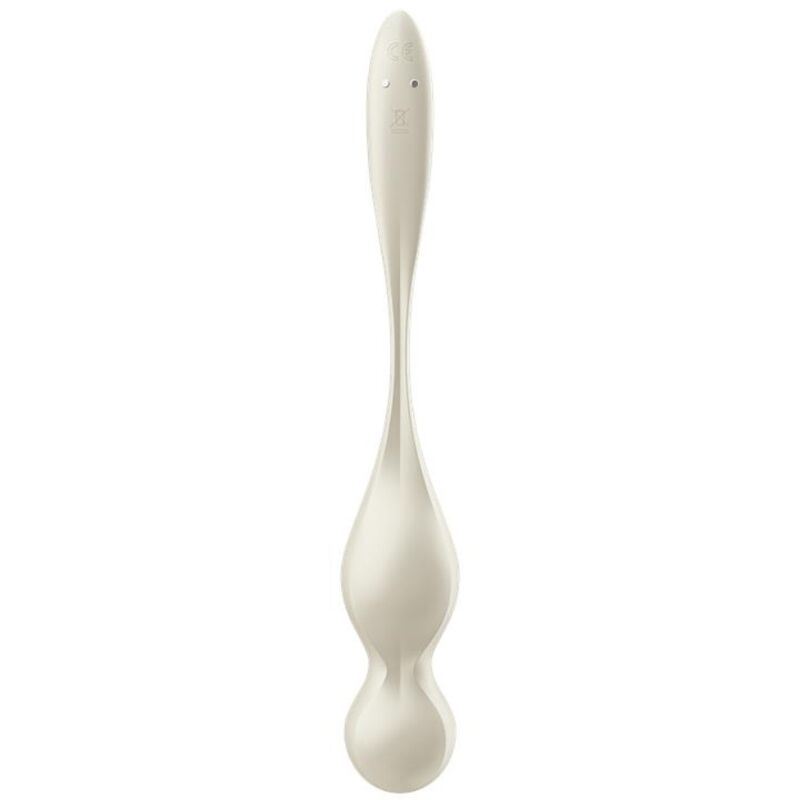 SATISFYER - BOLAS KEGEL VIBRATORIAS LOVE BIRDS BLANCAS