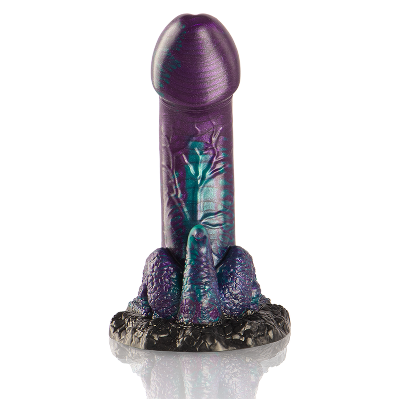 EPIC - DILDO BASILISCO DOBLE PLACER ESCAMOSO TAMAÑO PEQUEÑO