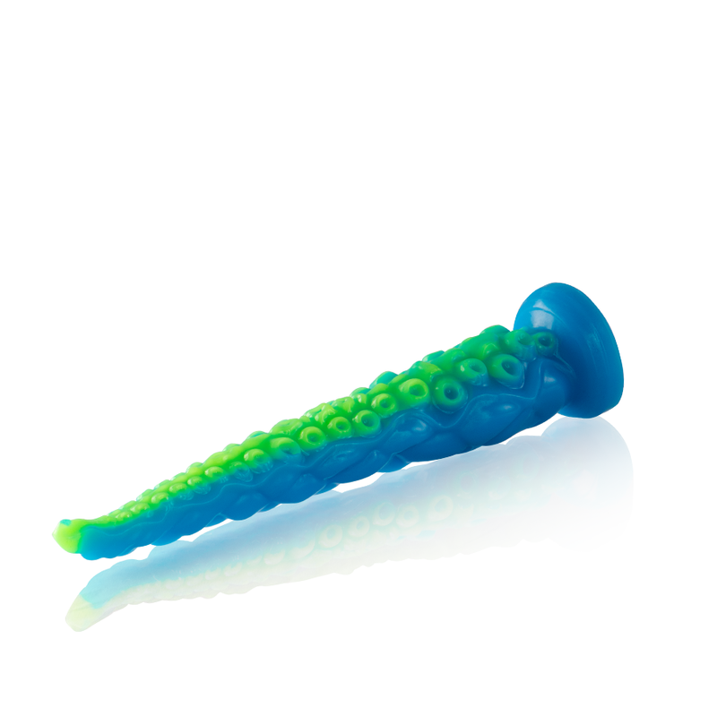 EPIC - DILDO FLUORESCENTE CON TENTÁCULOS DELGADOS SCYLLA, TAMAÑO PEQUEÑO