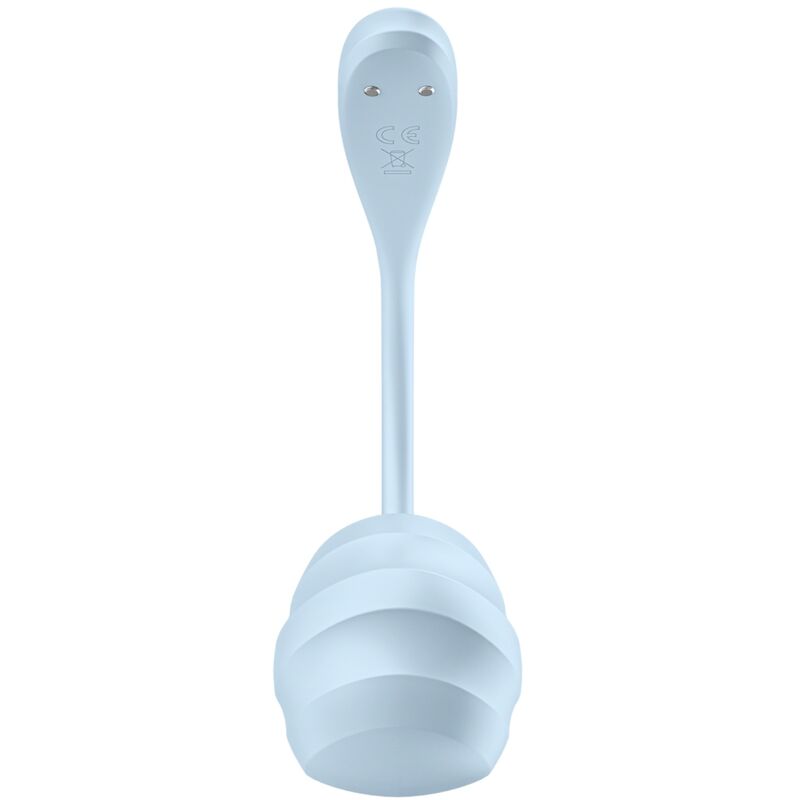 SATISFYER - ESTIMULADOR DEL PUNTO G SMOOTH PETAL AZUL CIELO APLICACIÓN GRATUITA