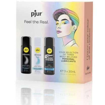 PJUR - LUBRICANTES PREMIUM PRIDE SET 3 X 30 ML