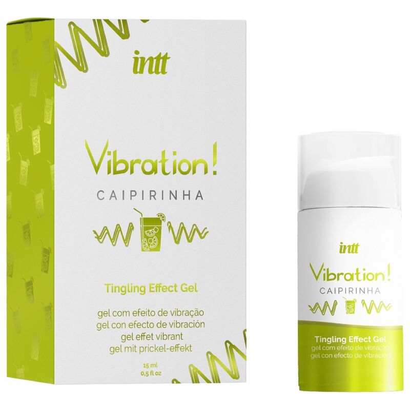 INTT - POTENTE ESTIMULANTE ÍNTIMO CAIPIRINHA GEL VIBRADOR LÍQUIDO 15 ML