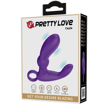 PRETTY LOVE - MASAJEADOR ANAL VIBRADOR CAYLA LILA