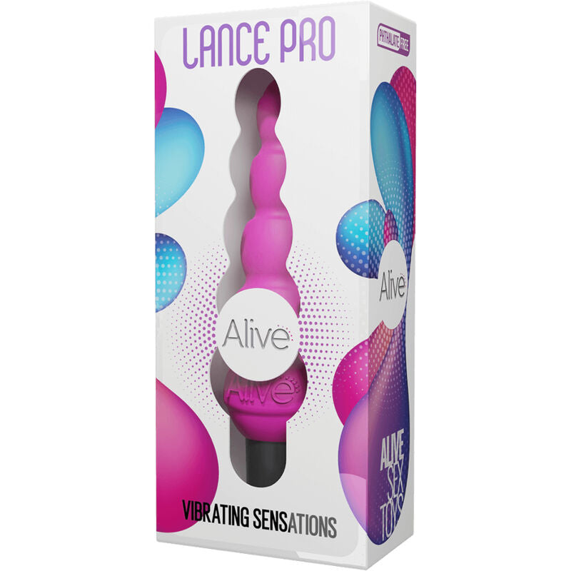 ESTIMULADOR ANAL ALIVE - LANCE PRO ROSA