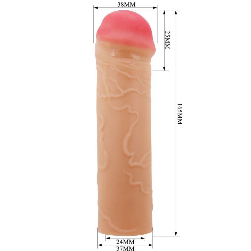 PRETTY LOVE - FUNDA PARA EXTENSOR DE PENE NILE COLOR CARNE