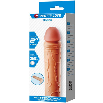 PRETTY LOVE - FUNDA PARA EXTENSOR DE PENE CHANE CARNE