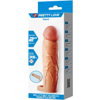 PRETTY LOVE - FUNDA PARA EXTENSOR DE PENE CHANE CARNE