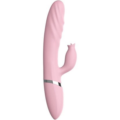 ARMONY - VIBRATOR & THRUSTING WITH PINK HEAT EFFECT TONGUE