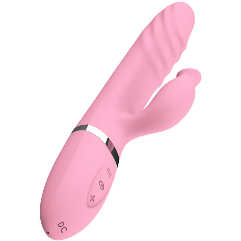 ARMONY - VIBRATOR & THRUSTING WITH PINK HEAT EFFECT TONGUE