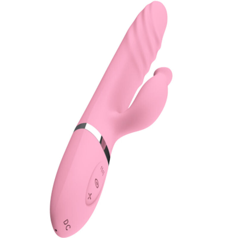 ARMONY - VIBRATOR & THRUSTING WITH PINK HEAT EFFECT TONGUE