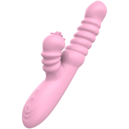 ARMONY - VIBRATOR MULTIFUNCTION WITH STIMULATING TONGUE HEAT EFFECT PINK