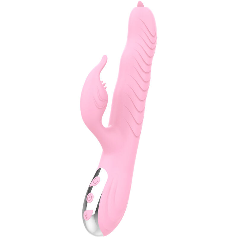 ARMONY - MARCIA VIBRATOR & THRUSTING DOUBLE TONGUE HEAT EFFECT PINK