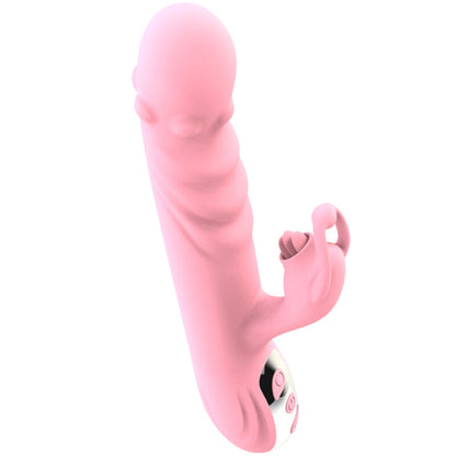 ARMONY - VIBRADOR DE LENGUA COMPLETA CON LENGUA ESTIMULANTE EFECTO CALOR ROSA