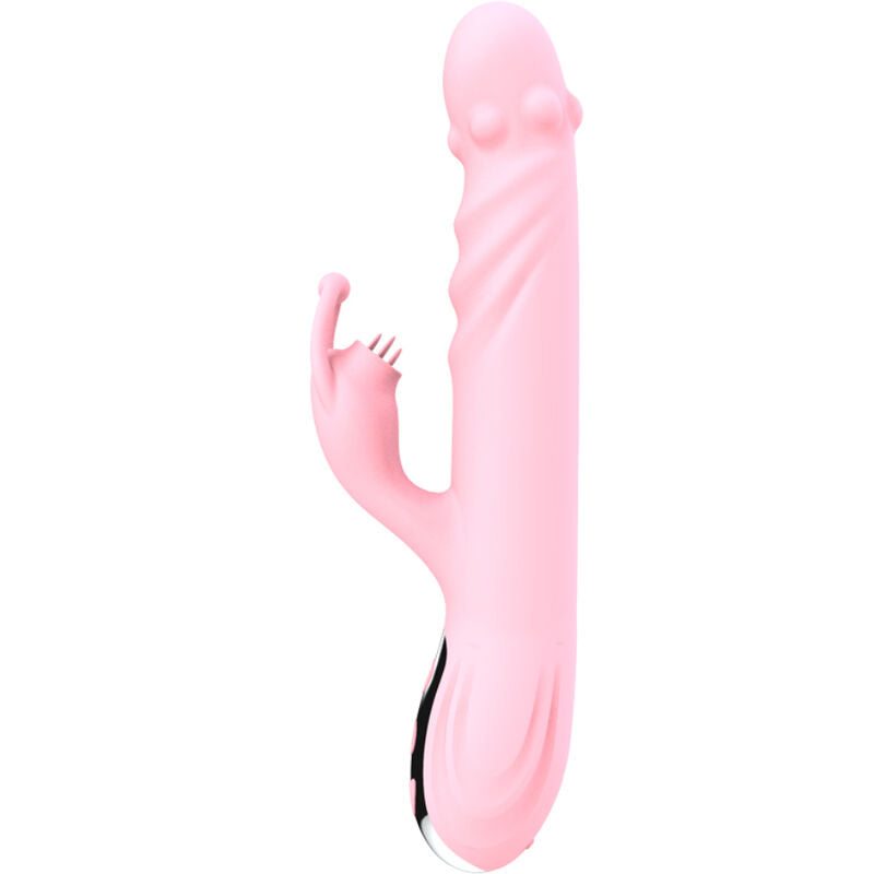 ARMONY - VIBRADOR DE LENGUA COMPLETA CON LENGUA ESTIMULANTE EFECTO CALOR ROSA