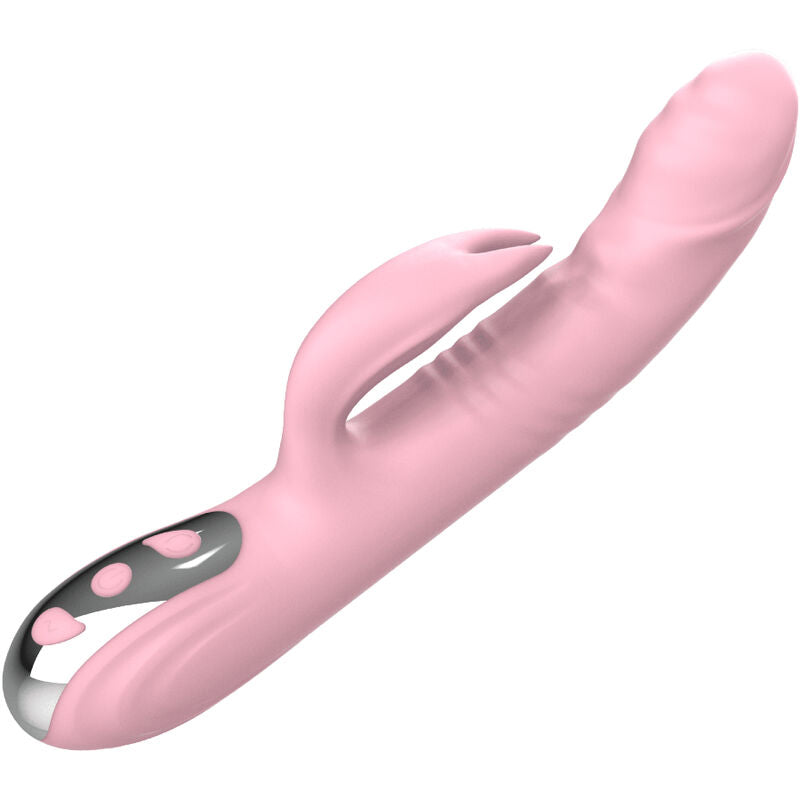 ARMONY - VIBRADOR CONEJO DE DEDO COMPLETO EFECTO CALOR ROSA