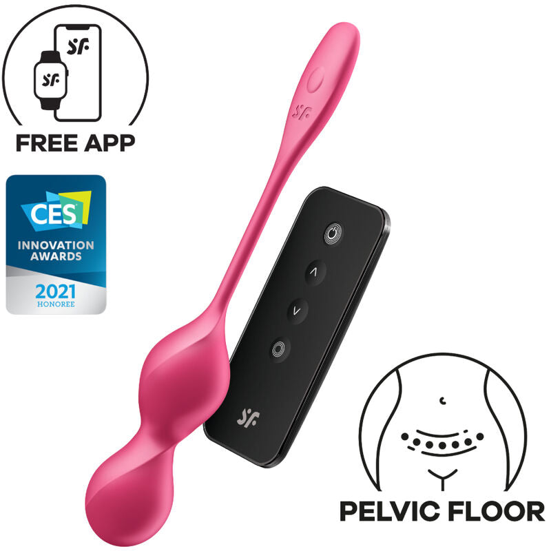 SATISFYER - LOVE BIRDS 2 BOLAS VIBRATORIAS DE KEGEL + APLICACIÓN GRATUITA