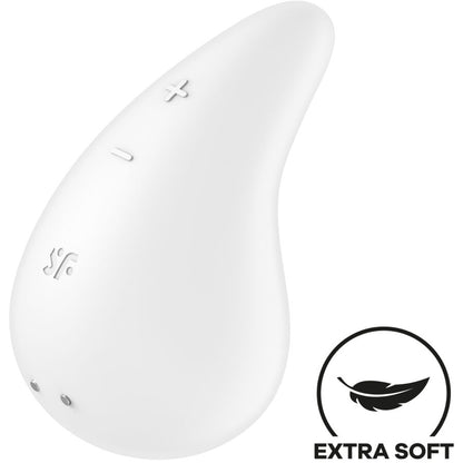 SATISFYER - VIBRADOR DEW DROP DE COLOCACIÓN BLANCO