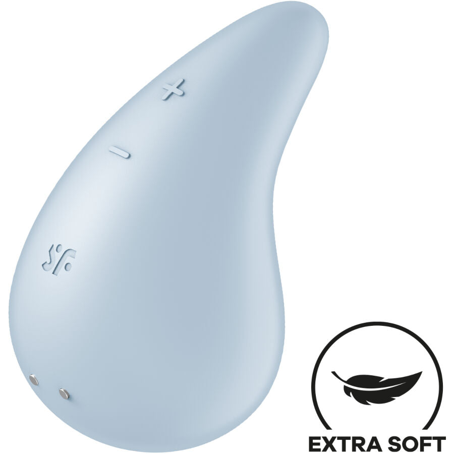 SATISFYER - VIBRADOR DEW DROP DE COLOCACIÓN BLANCO