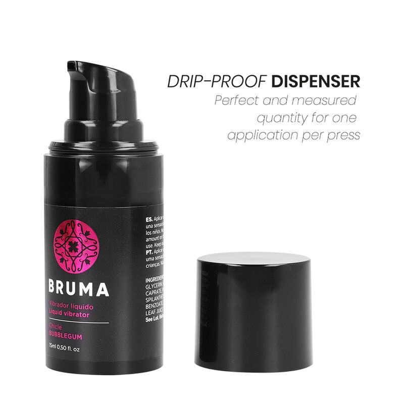 BRUMA - VIBRADOR LIQUIDO ULTRA DESLIZANTE BUBBLEGUM 15 ML