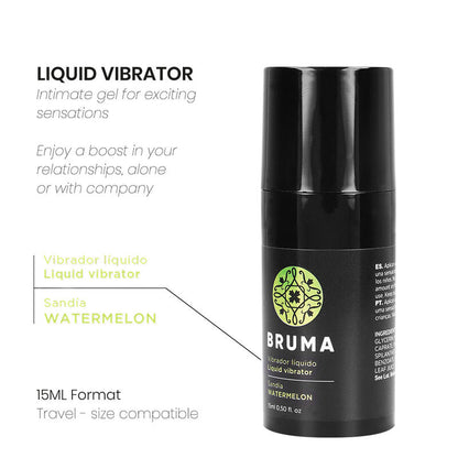 BRUMA - VIBRADOR LIQUIDO ULTRA DESLIZANTE SANDIA 15 ML