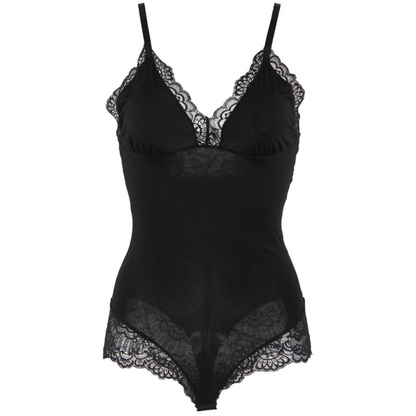 SUBBLIME - BODY DETALLE DE ENCAJE FLORAL NEGRO L/XL