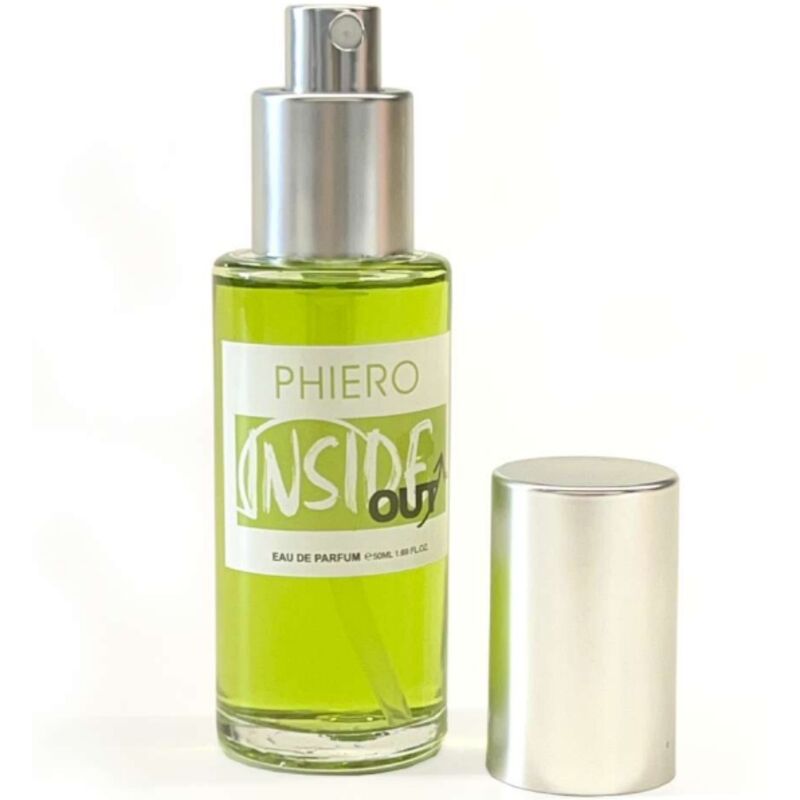 500 COSMÉTICOS - PERFUME PHIERO INSIDE OUT CON FEROMONAS PARA HOMBRES