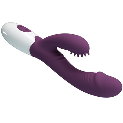 PRETTY LOVE - VIBRADOR ANDRE RABBIT Y ESTIMULADOR DEL PUNTO G MORADO