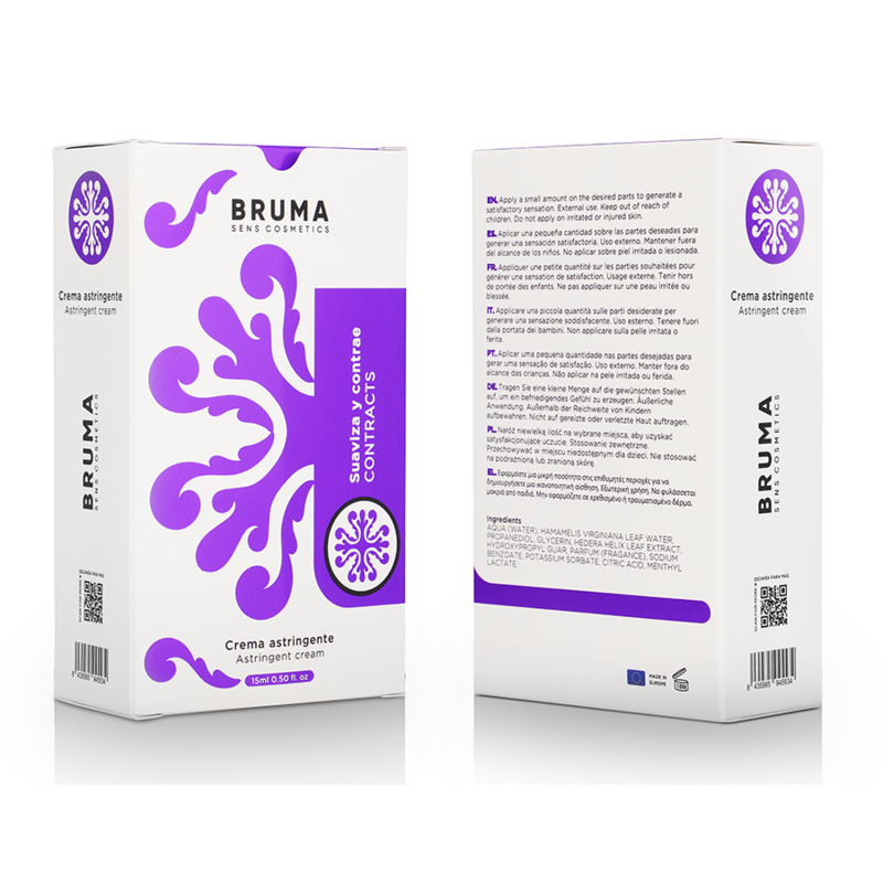 BRUMA - CREMA ASTRINGENTE ULTRA DESLIZANTE 15 ML