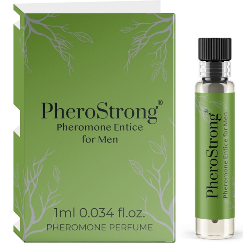 PHEROSTRONG - PERFUME CON FEROMONAS ENTICE PARA HOMBRES 1 ML