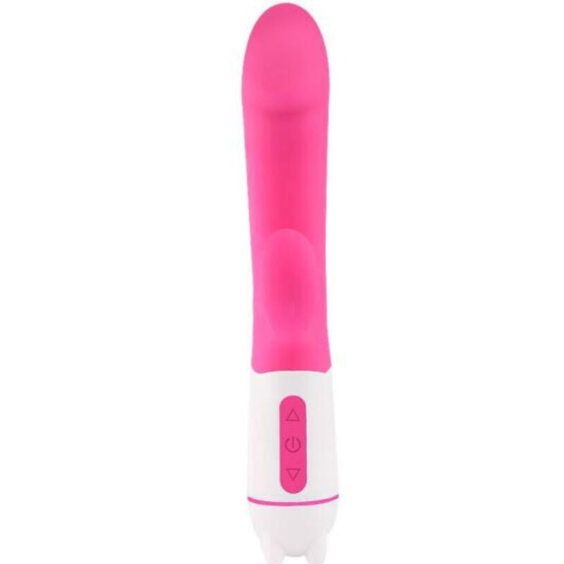 ARMONY - VIBRADOR HAPPY Y ESTIMULADOR RECARGABLE FUCSIA