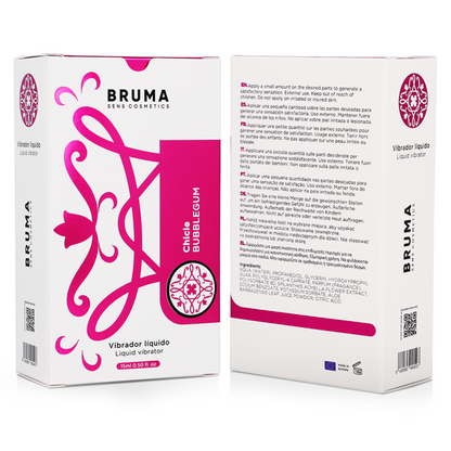 BRUMA - VIBRADOR LIQUIDO ULTRA DESLIZANTE BUBBLEGUM 15 ML